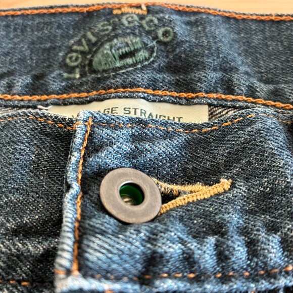 Levi's Vintage Straight 539 | Levi's Eco W33 L30 | 100% Organic Cotton - Picture 3 of 11